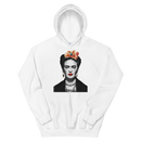 Frida Kahlo With Flowers Poster Artwork Unisex Hoodie