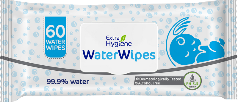 Baby Water Wipes - 60 Wipes
