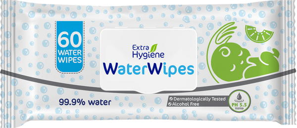 Baby Water Wipes - 60 Wipes