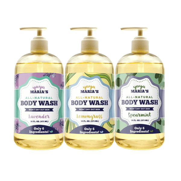 Natural Body Wash 16 FL OZ (3-Pack)