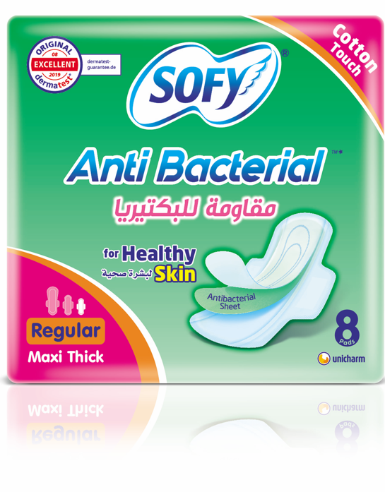 Sofy Maxi Anti-Bacterial 23cm Feminine Pad