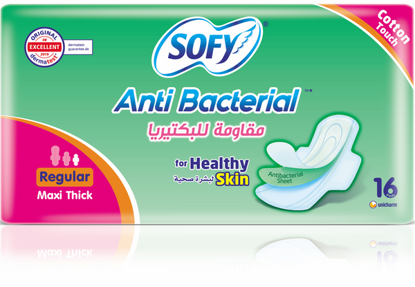 Sofy Maxi Anti-Bacterial 23cm Feminine Pad